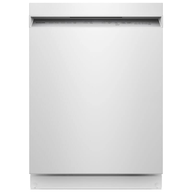 KitchenAid 24 in. Front Control Dishwasher with 47 dBA Sound Level, 3rd-Rack, ProDry System & Pocket Handle - White