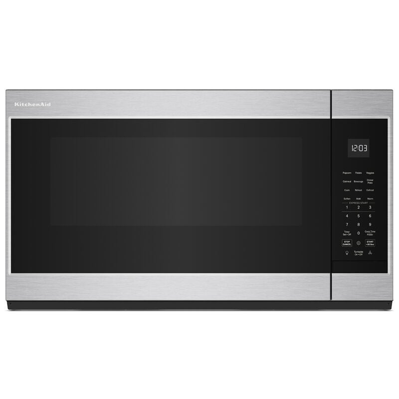 KitchenAid 30 in. 1.9 cu. ft. 1000W Over-the-Range Microwave with 400 CFM & Sensor Cooking - Stainless Steel with PrintShield Finish
