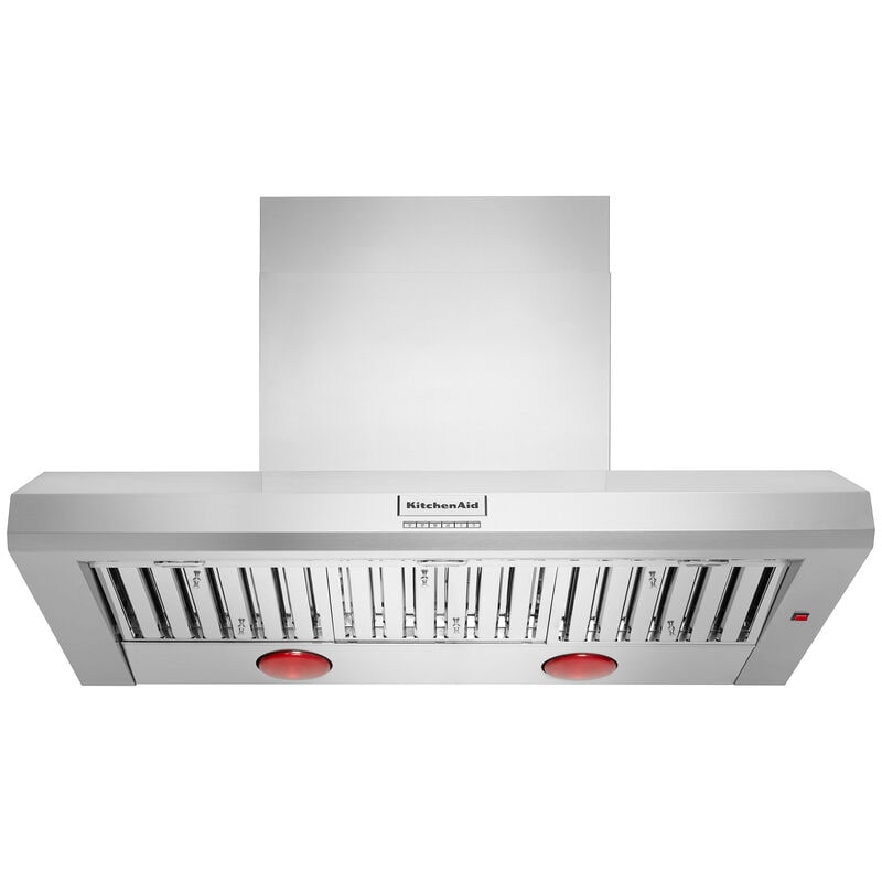KitchenAid 48 in. Ducted Canopy Pro Style Style Range Hood with 4 Fan Speeds & 3 LED Lights - Stainless Steel
