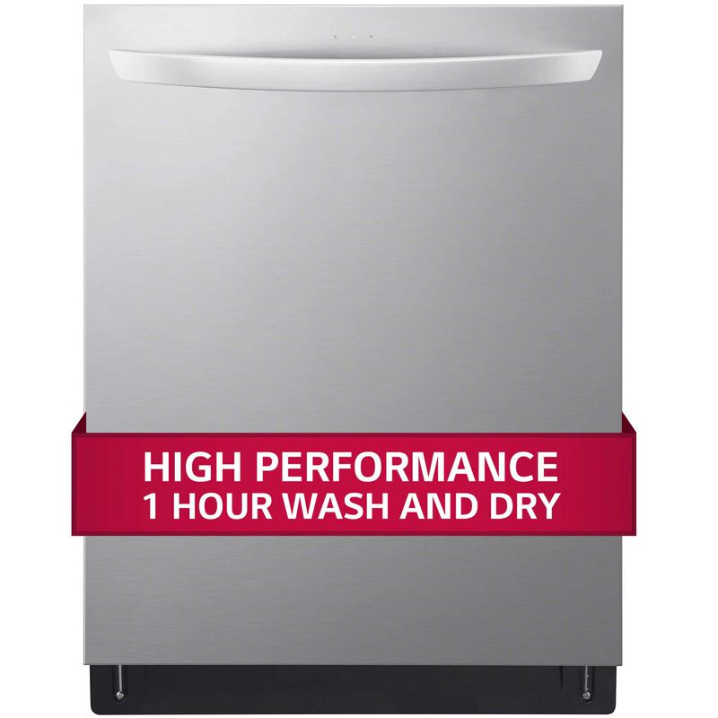 LG LDTH7972S 24 in. Top Control Smart Dishwasher with 42 dBa Sound Level & 3rd-Rack - PrintProof Stainless Steel