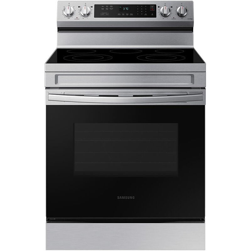 Samsung 30 in. 6.3 cu. ft. Smart Electric Range with Smoothtop Burners - Stainless Steel