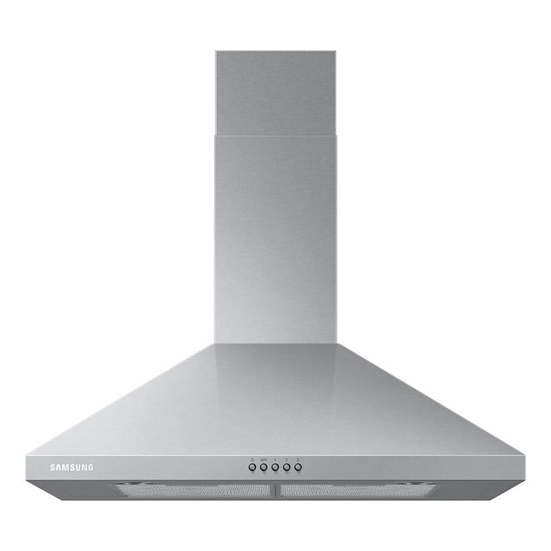 Samsung NK30R5000WS 30 in. Convertible Chimney Style Range Hood with 390 CFM, 3 Fan Speeds & 2 LED Lights - Stainless Steel
