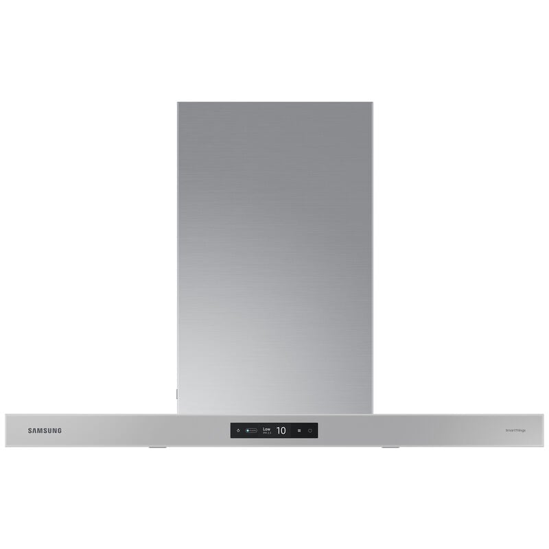 Samsung NK36CB700WCG 36 in. Smart Convertible Chimney Style Range Hood with 630 CFM, 4 Fan Speeds & 1 LED Light - Gray