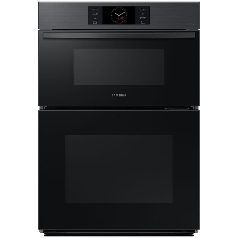 Samsung NQ70CG700DMT Bespoke 30 in. 7.0 cu. ft. Smart Speed/Steam Electric Microwave/Wall Oven Combo with Dual Convection & Sensor Cooking - Matte Black