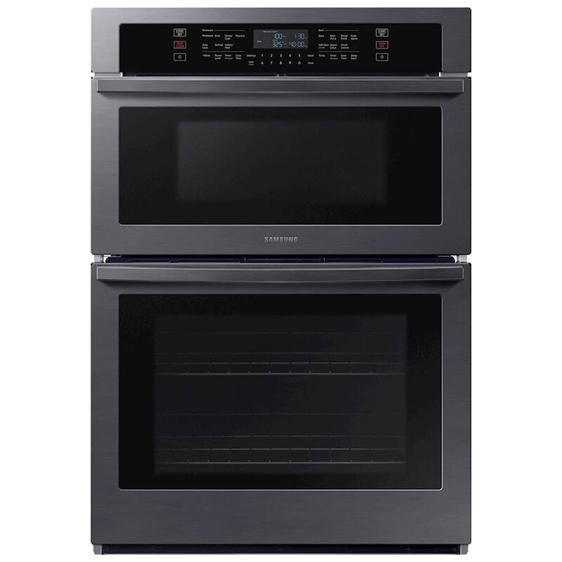 Samsung NQ70T5511DG 30 in. 7 cu. ft. Smart Electric Microwave/Wall Oven Combo with Sensor Cooking - Black Stainless