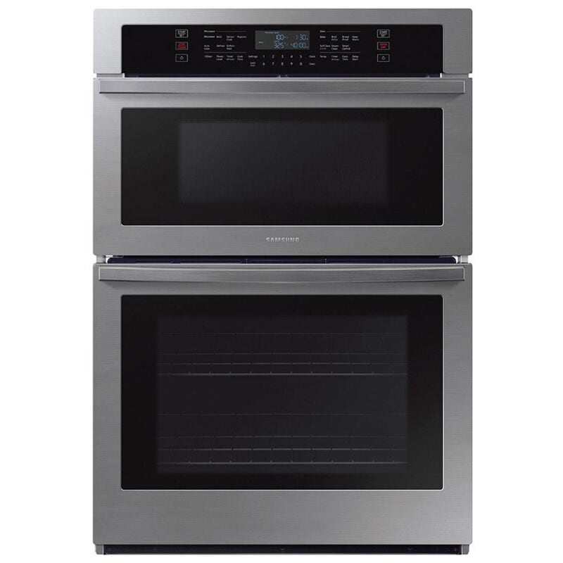 Samsung NQ70T5511DS 30 in. 7 cu. ft. Smart Electric Microwave/Wall Oven Combo with Sensor Cooking - Stainless Steel