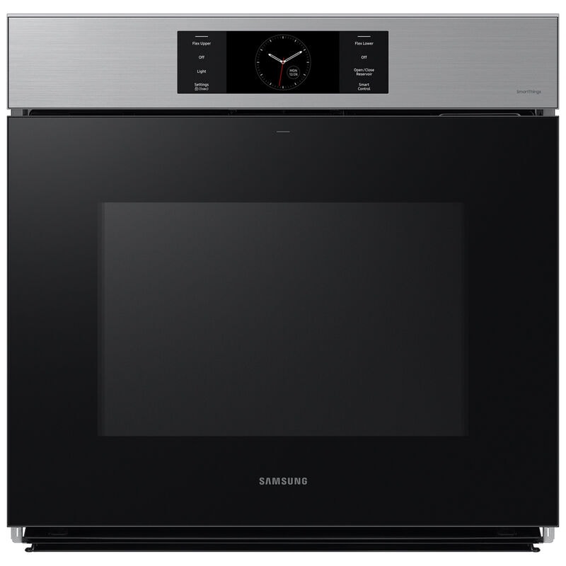 Samsung NV51CG700SSR Bespoke 30 in. 5.1 cu. ft. Smart Steam Electric Single Wall Oven with Dual Convection - Stainless Steel
