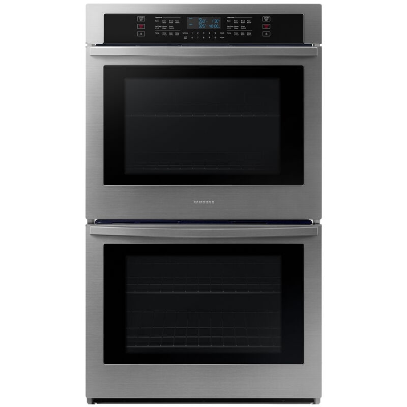 Samsung NV51T5511DS 30 in. 10.2 cu. ft. Smart Top Control Electric Double Wall Oven - Stainless Steel