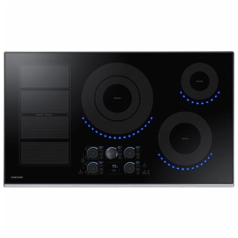 Samsung NZ36K7880US 36 in. 5-Burner Smart Induction Cooktop with Simmer Burner & Power Burner - Stainless Steel