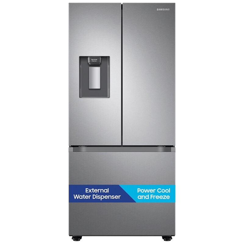 Samsung 30 in. 22 cu. ft. Smart French Door Refrigerator with Water Dispenser - Fingerprint Resistant Stainless Steel