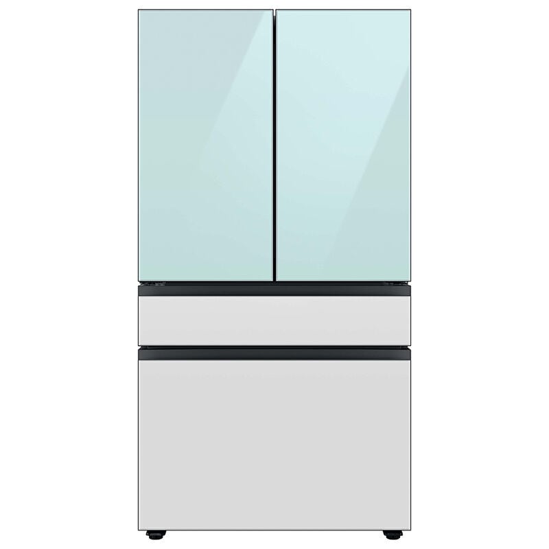 Samsung RF23BB86004M Bespoke 36 in. 22.8 cu. ft. Smart Counter Depth 4-Door French Door Refrigerator with Internal Water Dispenser - Morning Blue