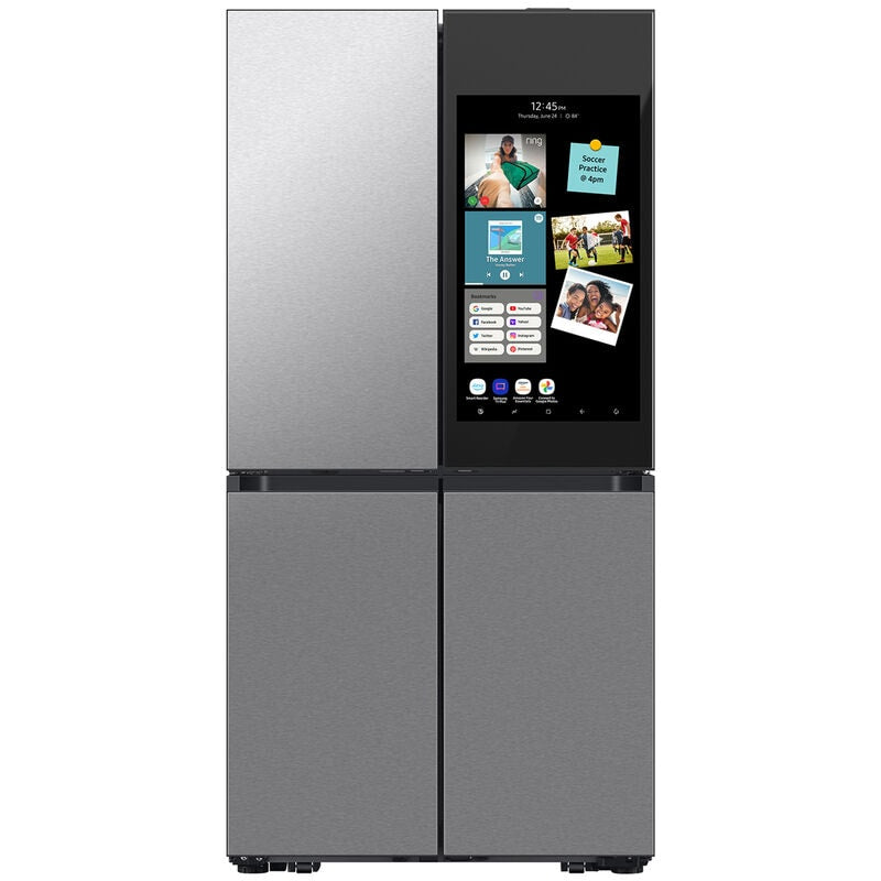 Samsung RF23DB9900QD Bespoke 36 in. 22.5 cu. ft. Smart Counter Depth 4-Door French Door Refrigerator with Internal Water Dispenser - Fingerprint Resistant Stainless Steel