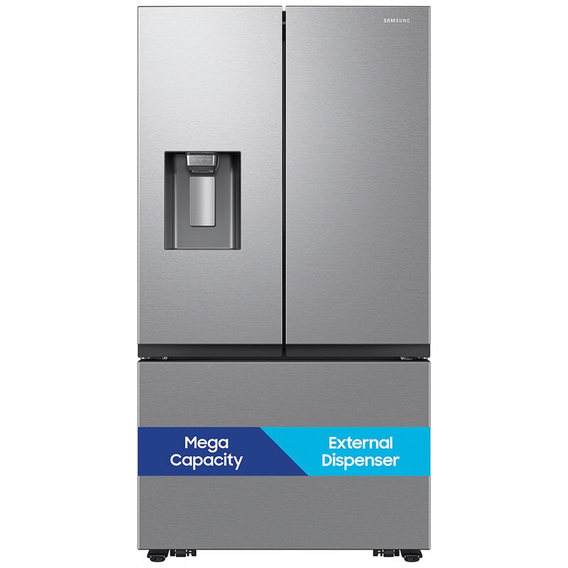 Samsung RF27CG5B10SR 36 in. 25.5 cu. ft. Smart Counter Depth French Door Refrigerator with Ice & Water Dispenser - Stainless Steel