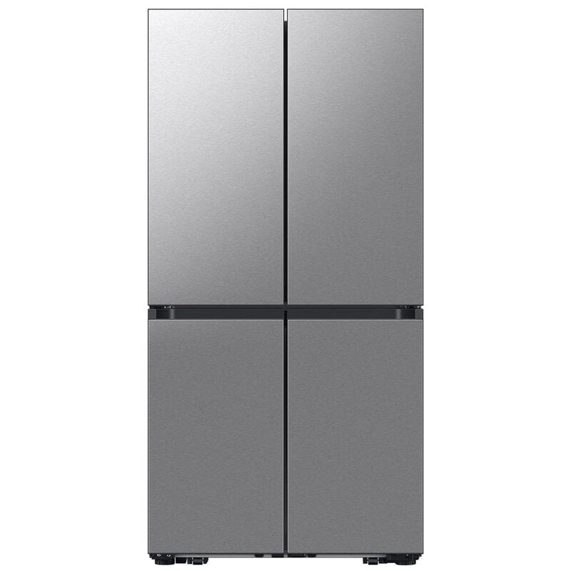 Samsung RM80F23VMR Bespoke 36 in. 23.5 cu. ft. Smart Counter Depth 4-Door French Door Refrigerator with AI Hybrid Cooling, Beverage Center & Internal Water Autofill Pitcher - Custom Panel Ready