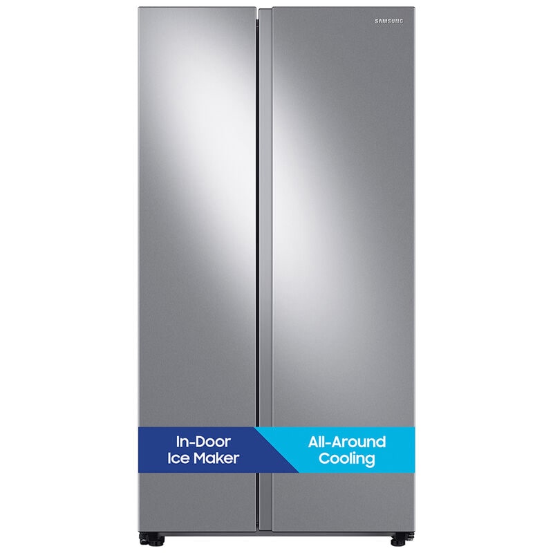 Samsung 36 in. 28 cu. ft. Smart Side by Side Refrigerator with Ice Maker - Stainless Steel