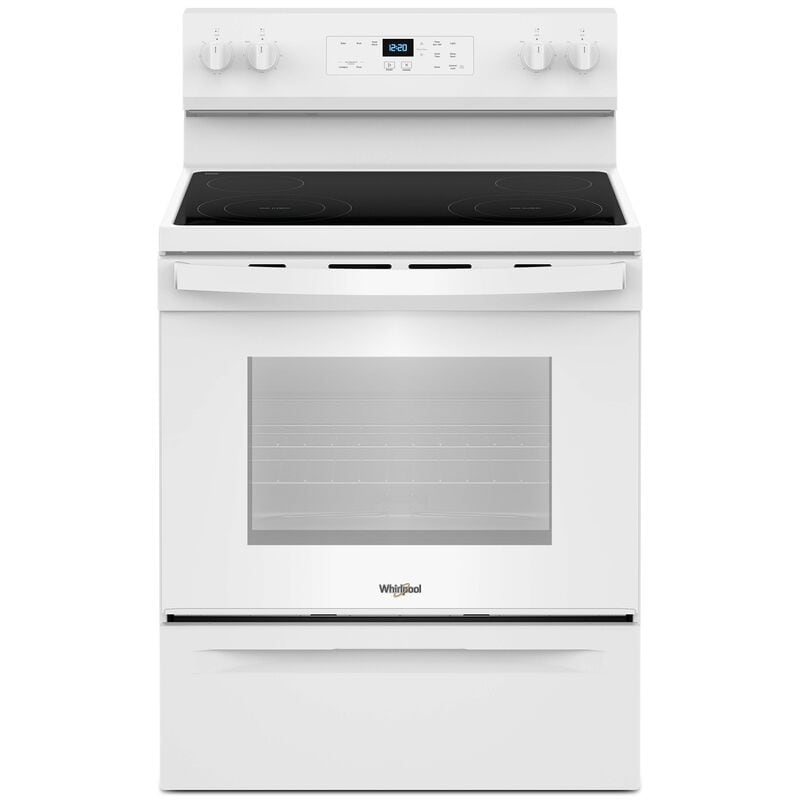 Whirlpool 30 in. 5.3 cu. ft. Electric Range with Radiant Burners - White (WFES3030RW)