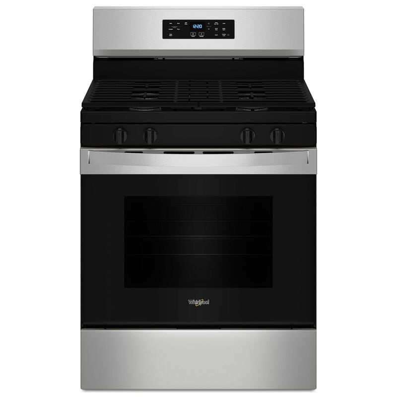 Whirlpool 30 in. 5 cu. ft. Gas Range with 4 Sealed Burners - Stainless Steel
