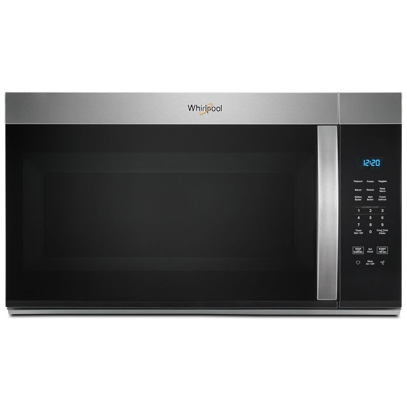 Whirlpool 30 in. 1.7 cu. ft. 1000W Over-the-Range Microwave with 300 CFM - Fingerprint Resistant Stainless
