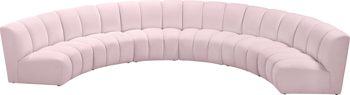 Infinity - 6 Piece Velvet Modular Sectional