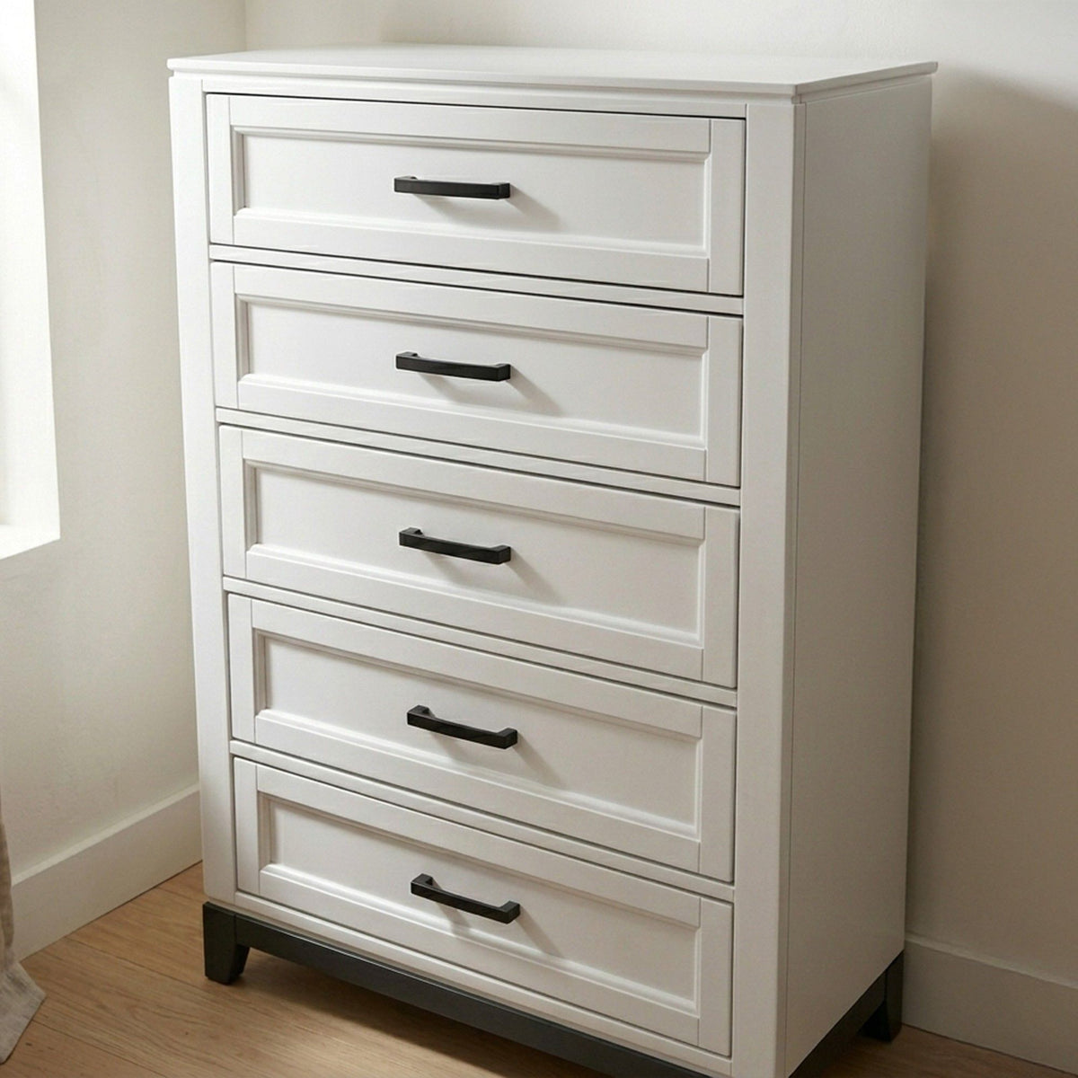 3 Piece Bedroom Furniture Panel Headboard White Eastern King Size Bed W Underbed Drawers Nightstand Chest Gray