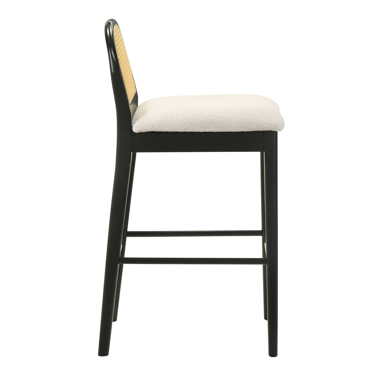 Lucio - Modern Farmhouse Wood Bar Height Kitchen Bar Stool