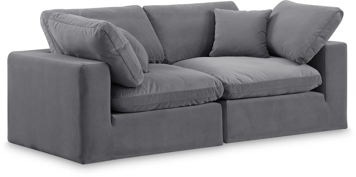 Comfy - Velvet Modular Sofa 2 Seats