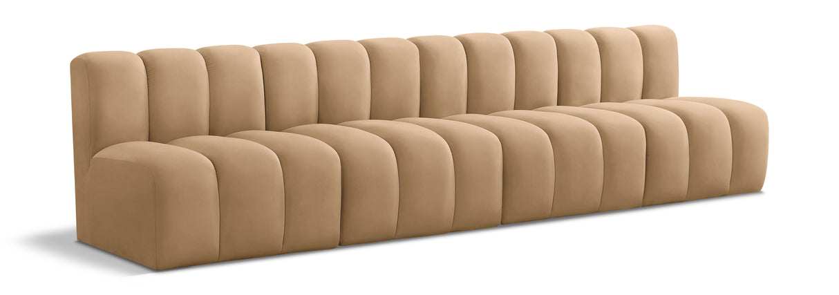 Arc - Velvet 4 Seats Modular Sofa