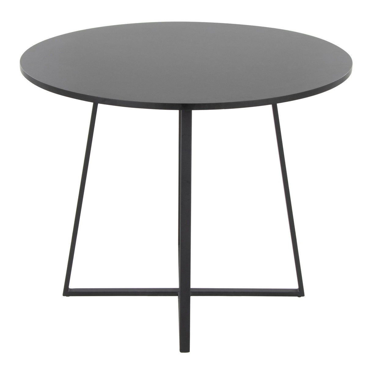 Cosmo - Canary Dining Table - Black Metal Base
