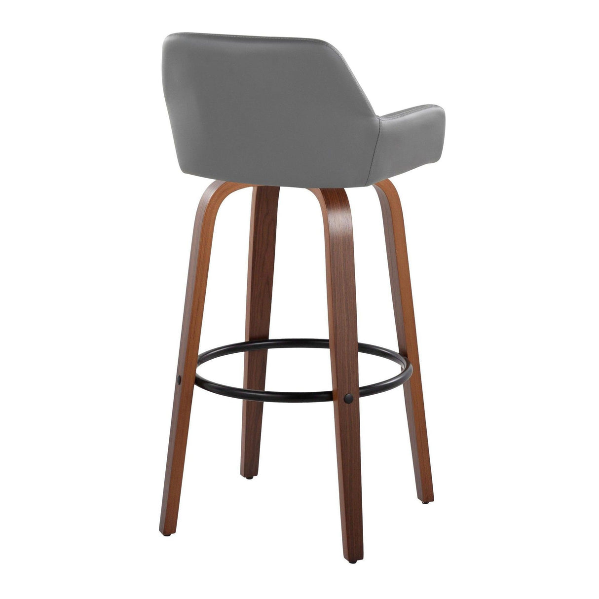 Daniella - 30" Fixed-Height Barstool (Set of 2) - Brown Base