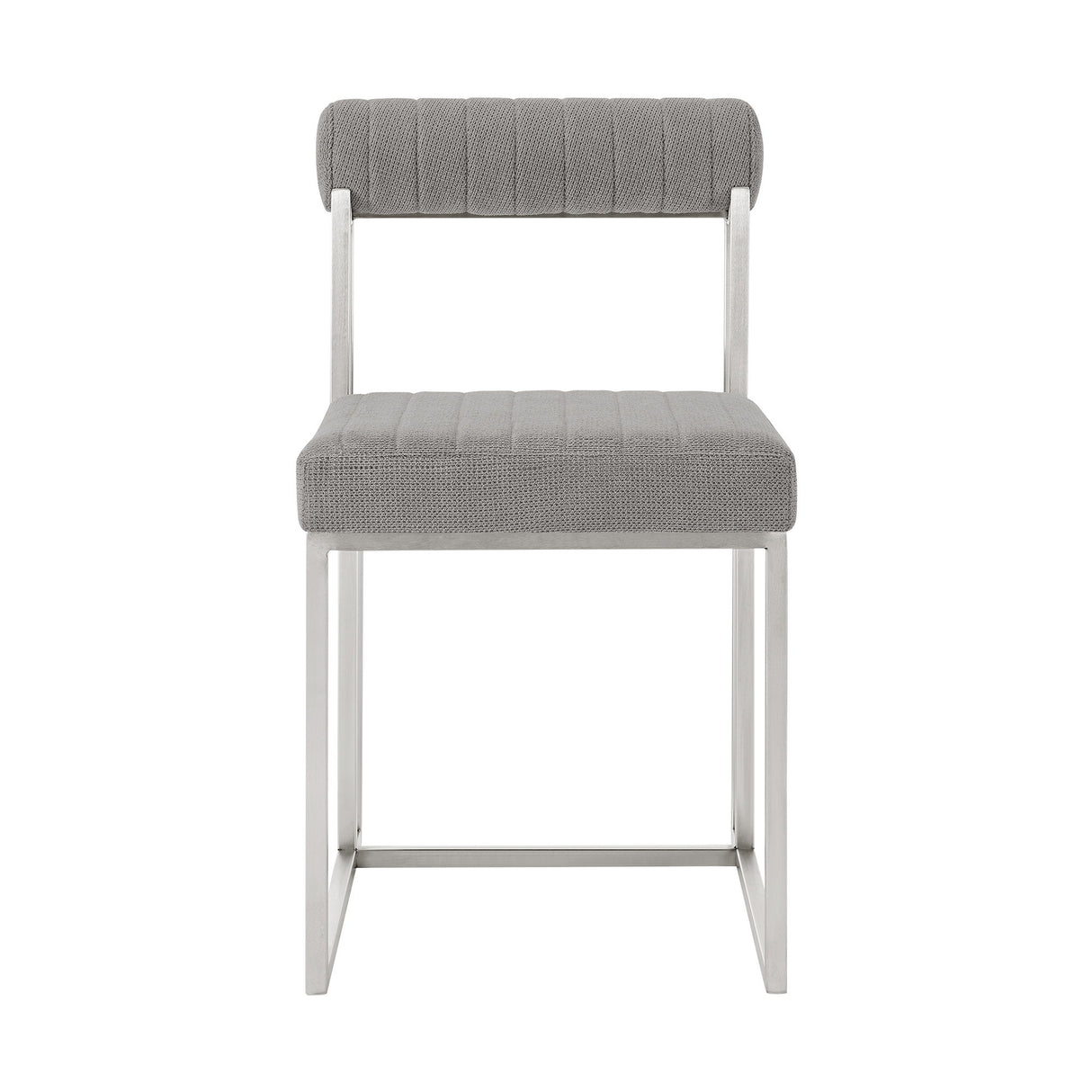 Anastasia - Dining Room Chair Set With Brushed Silver Frame