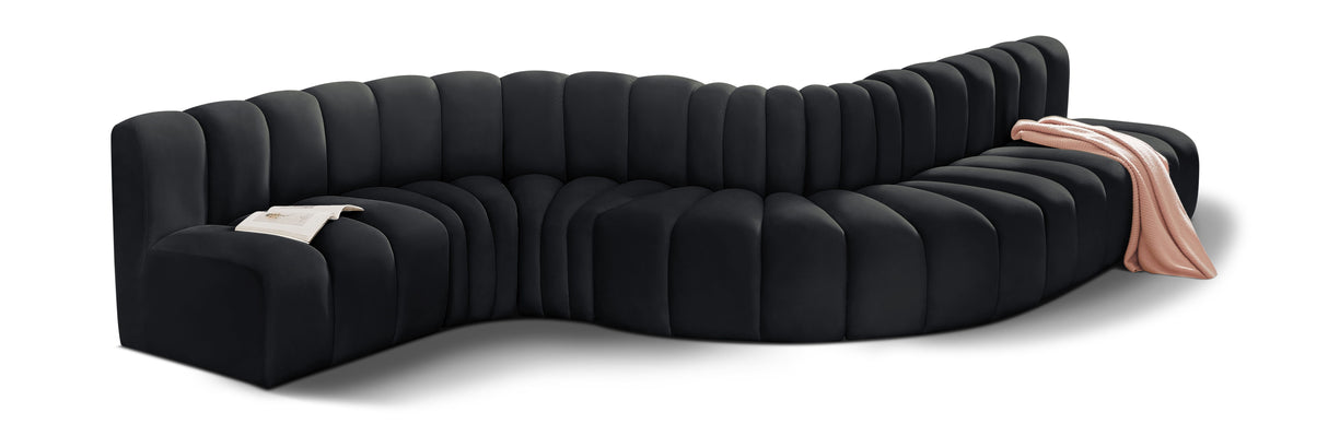 Arc - Velvet 7 Piece Modular Sofa
