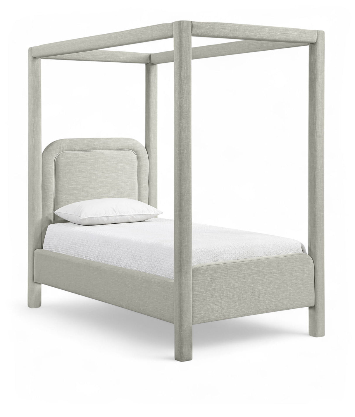 Salina - Linen Textured Fabric Upholstered Bed