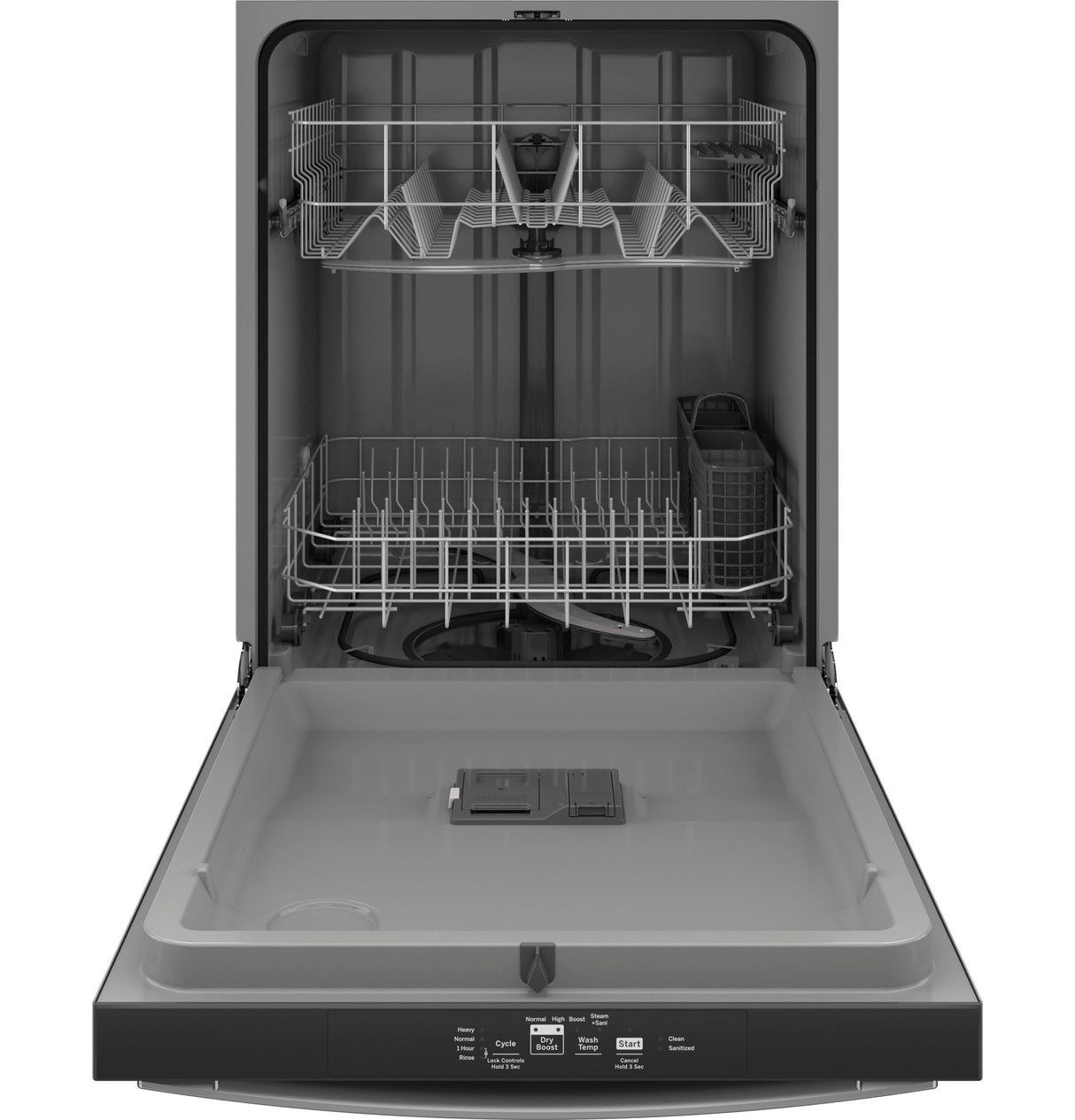 GE(R) ENERGY STAR(R) Top Control with Plastic Interior Dishwasher with Sanitize Cycle & Dry Boost - (GDT535PSRSS)