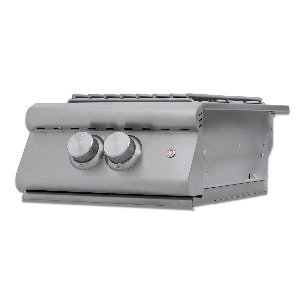 Blaze LTE+ Built-In Propane Gas High Performance Power Burner w/ Wok Ring & Stainless Steel Lid - BLZ-PBLTE3-LP