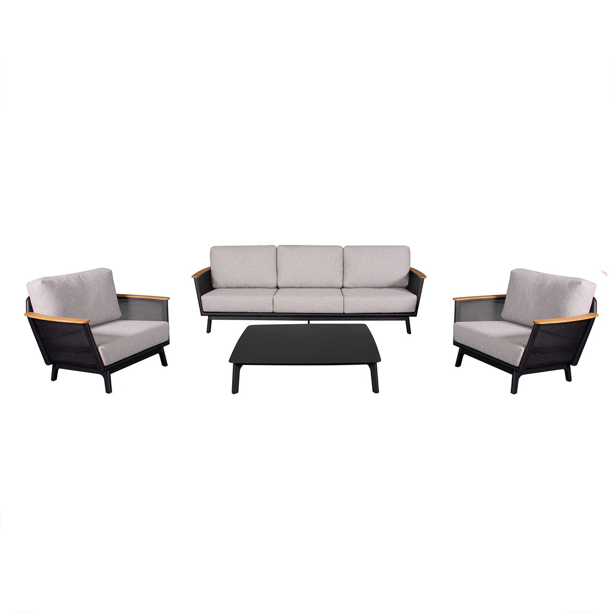 Sofa Set For Outdoor - Black