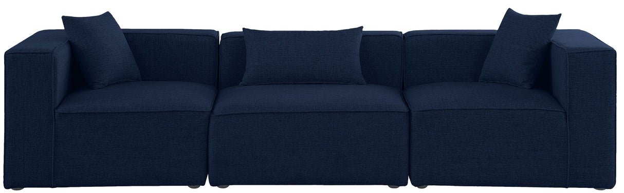 Cube - Linen Modular 3 Seat Sofa