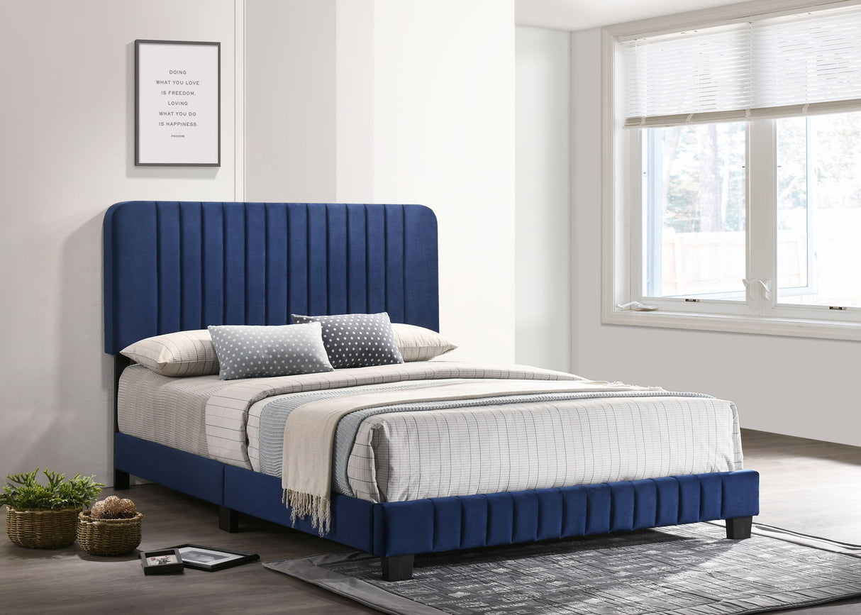 Channel Tufted Bed