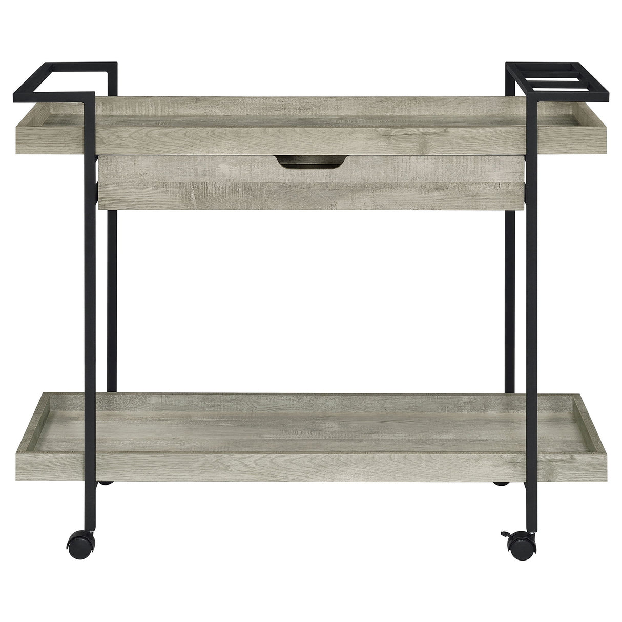 Begonia - 1 Drawer Cart - Driftwood