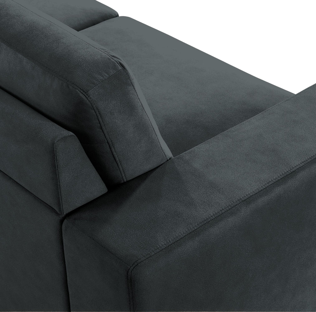 Yvonne - Fabric Loveseat With Track Arms