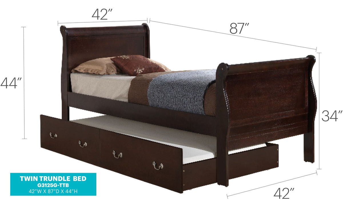 Elegant Trundle Bed With Timeless Charm