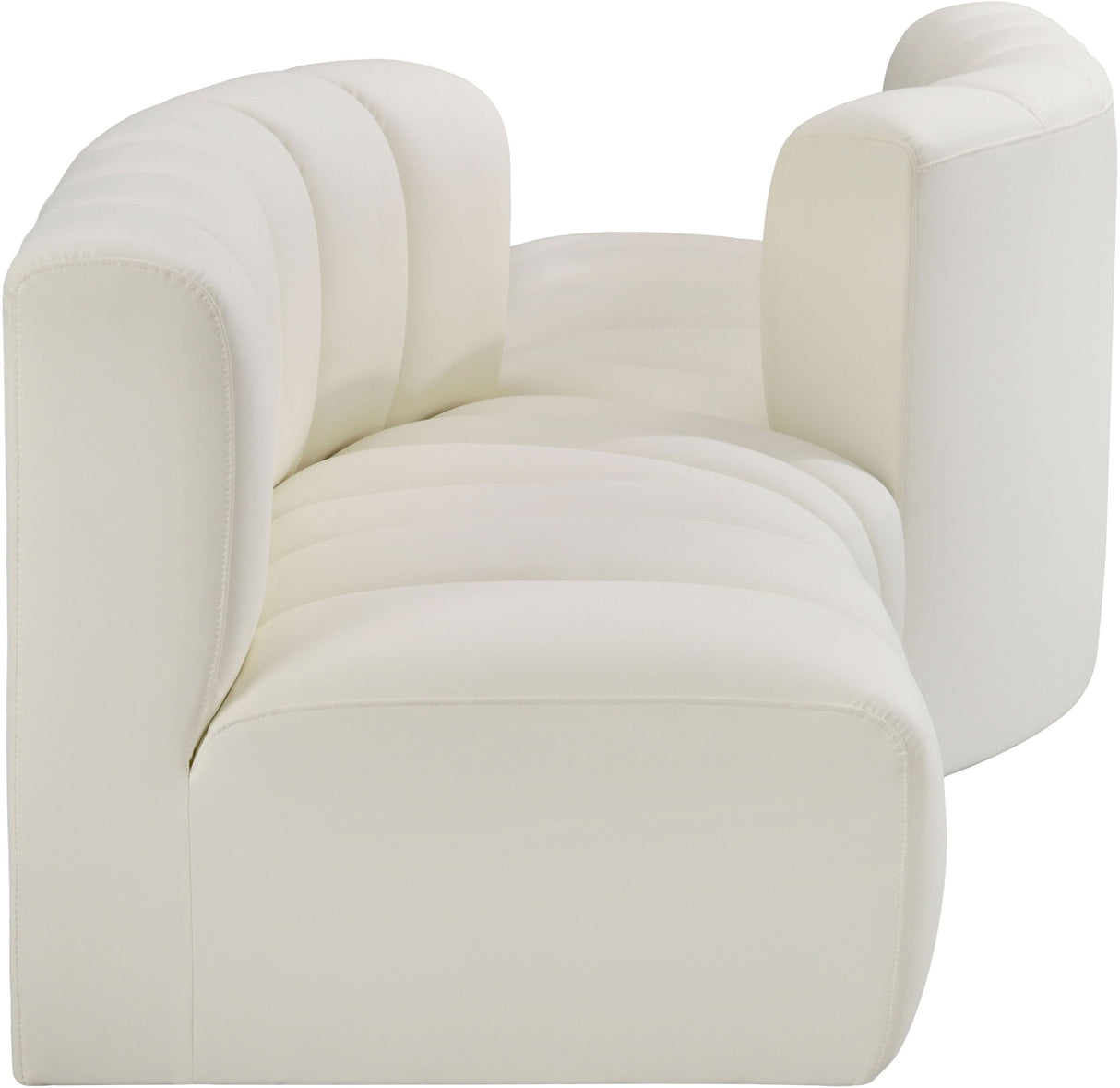 Arc - Faux Leather 4 Piece Sofa
