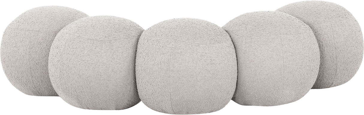 Apollo - Boucle Fabric Bench