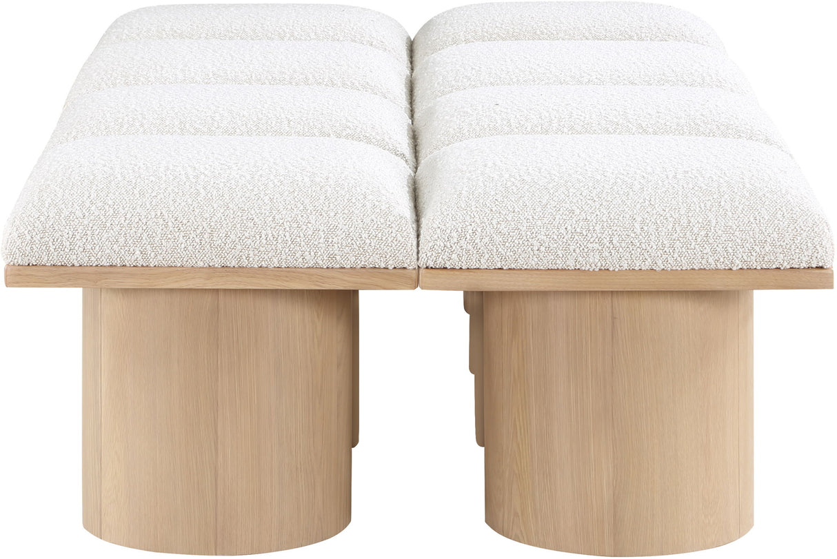 Pavilion - 8 Piece Modular Bench With Natural Base