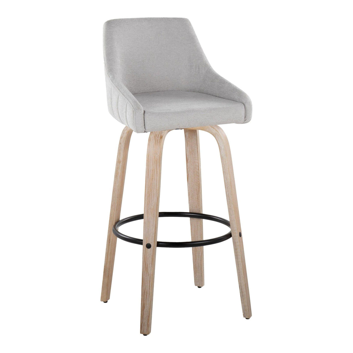 Hannah - 30" Fixed-Height Barstool With Swivel (Set of 2)