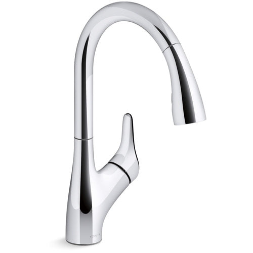 Kohler K30469-CP "Rival" Pull-Out Spray Kitchen Faucet