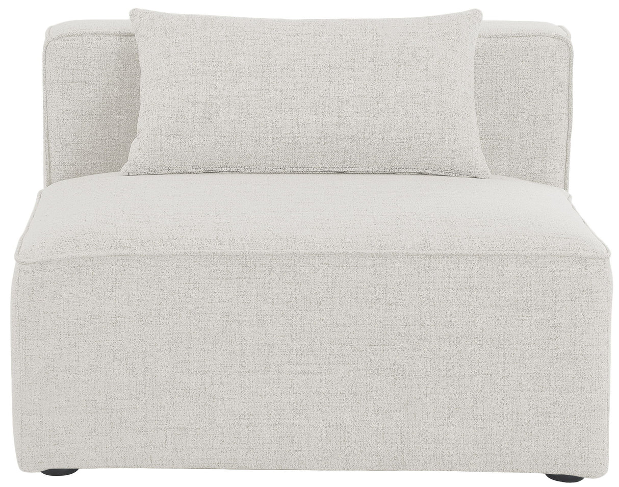Cube - Linen Armless Chair