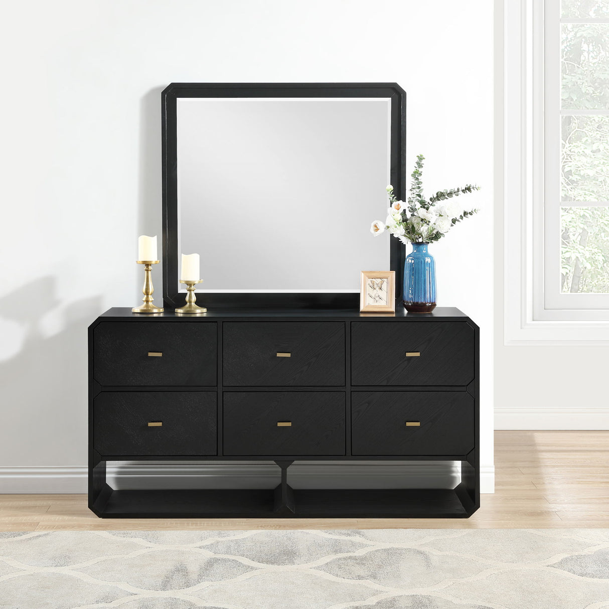 Parker - Rubberwood Mirror