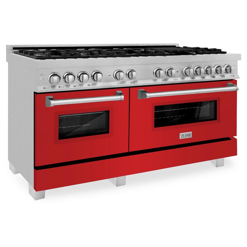 ZLINE RASRM60 Dual Fuel Range in DuraSnow Stainless Steel - image 1