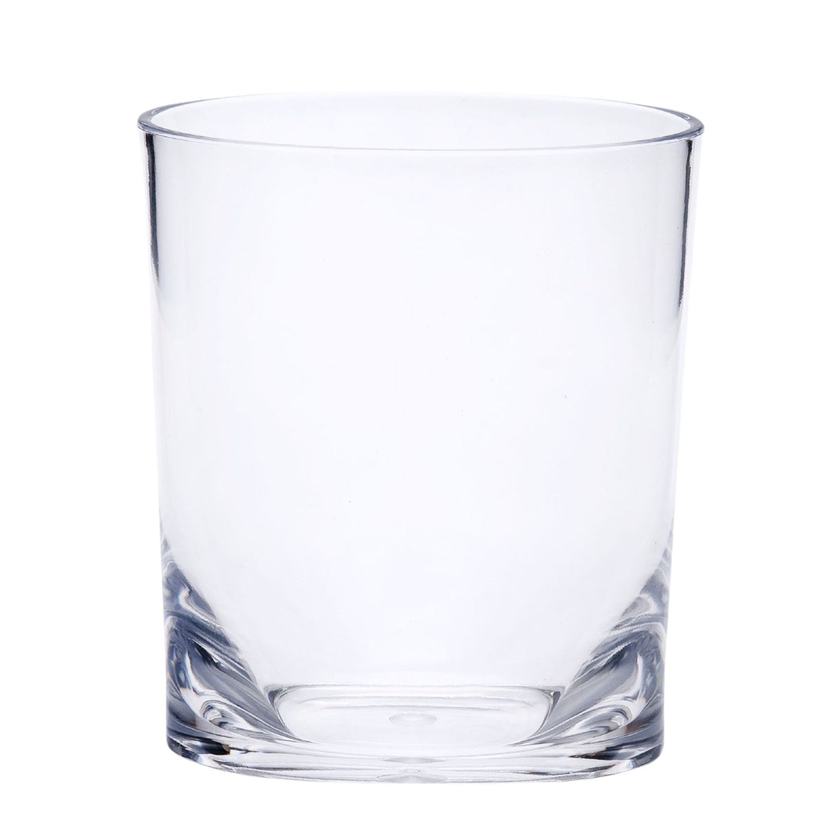 Halo - Leading Ware Oval Acrylic Glasses (Set of 4) Dof, Bpa Free, 12Oz Plastic Drinkware - Clear