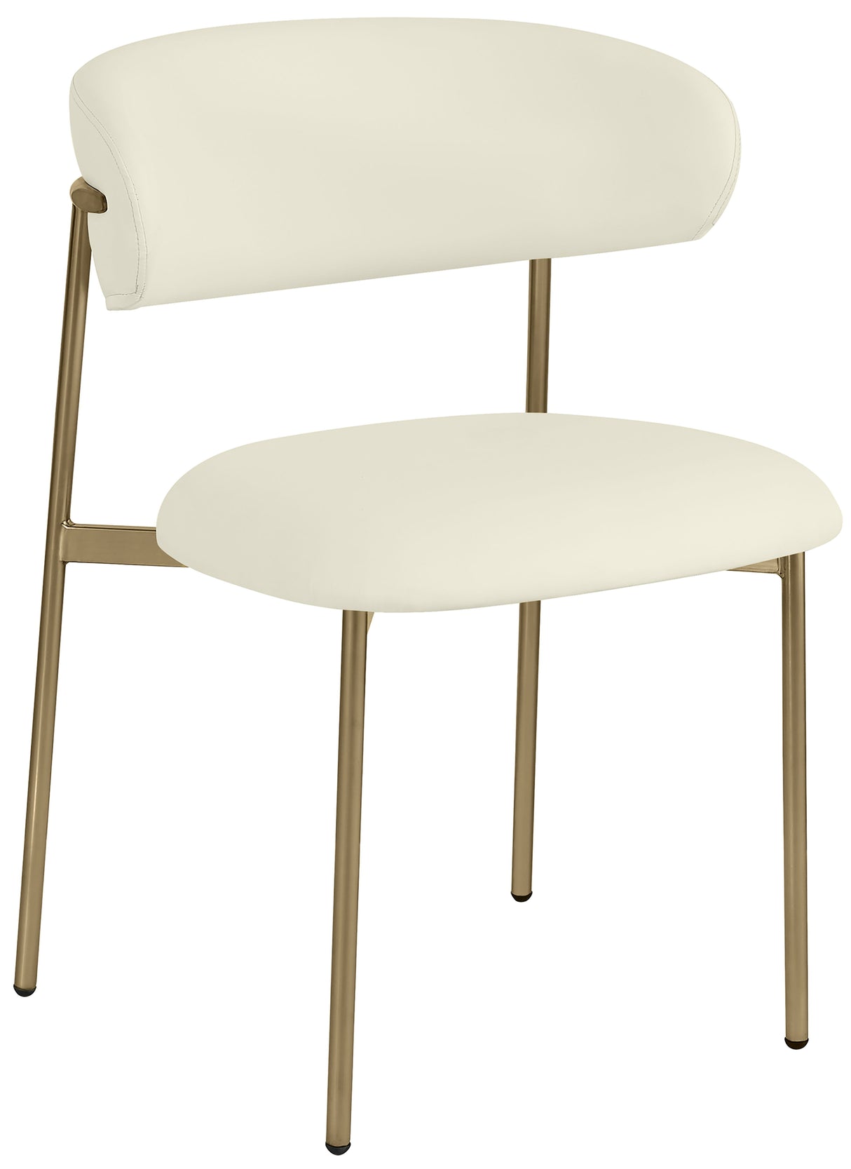 Lupita - Dining Chair With Brushed Gold Legs(Set of 2)